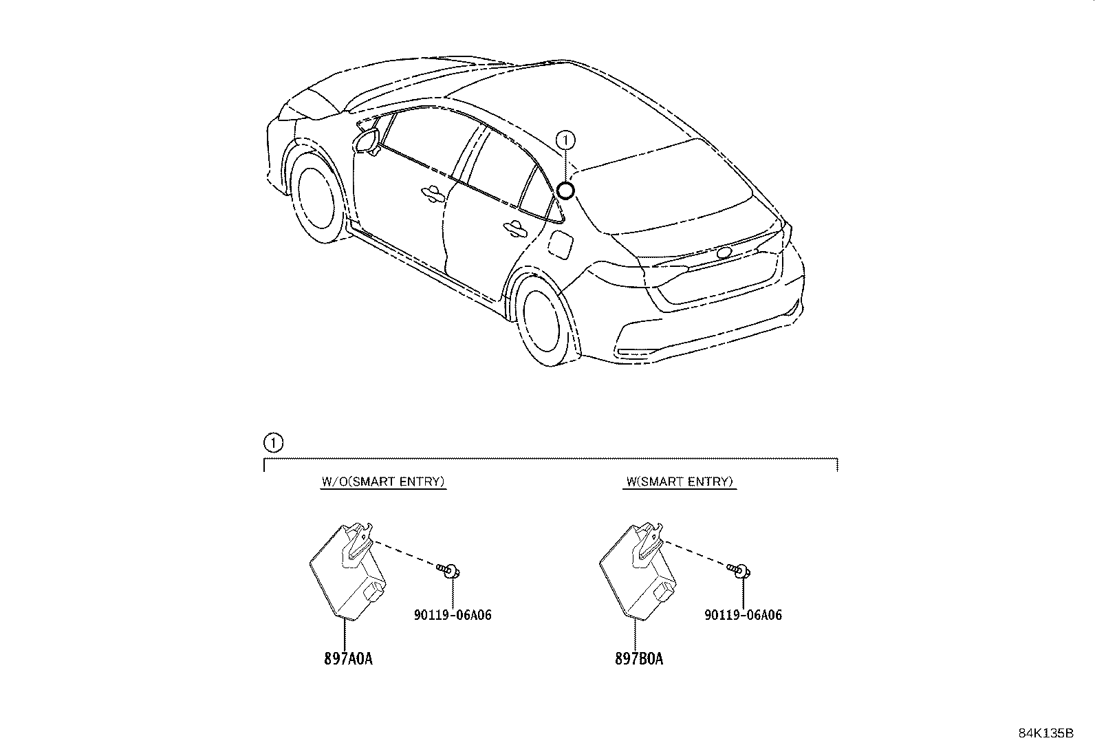 897B0-02200 RECEIVER ASSY, ELECTRICAL KEY & TPMS product image