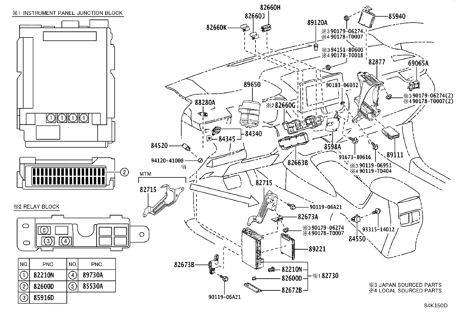 84040-02230 MASTER SWITCH ASSY,MULTIPLEX NETWORK product image