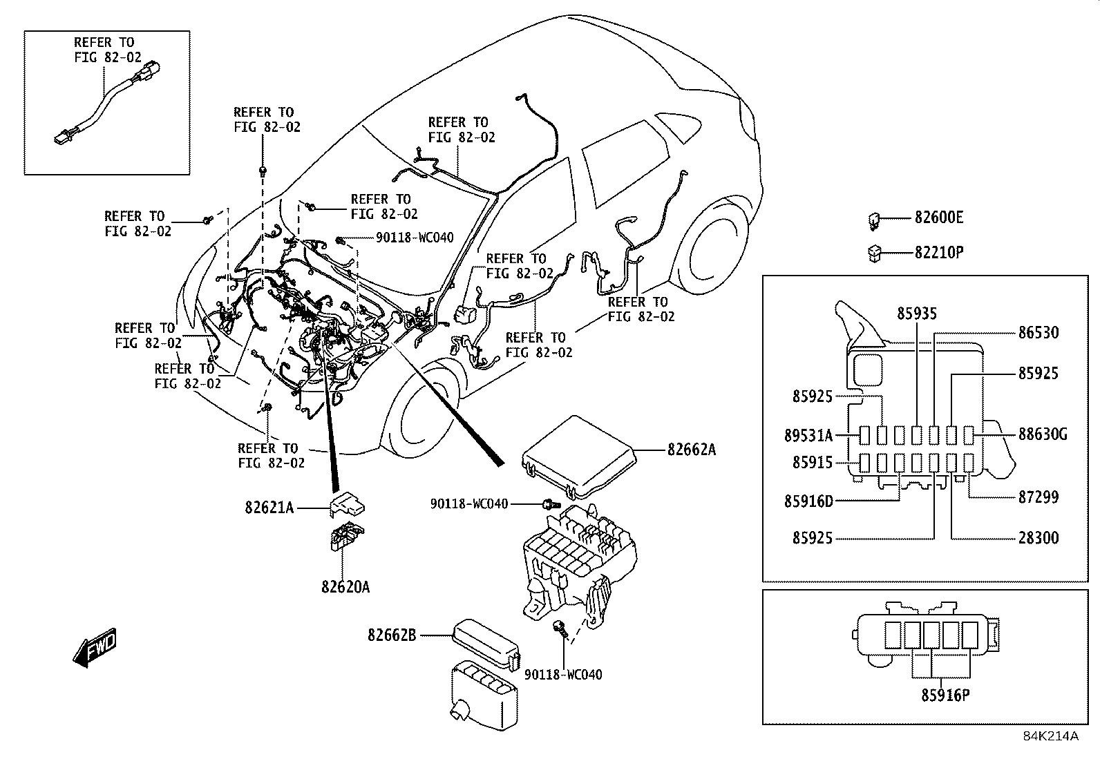 82620-WC002 BLOCK ASSY, FUSIBLE LINK product image