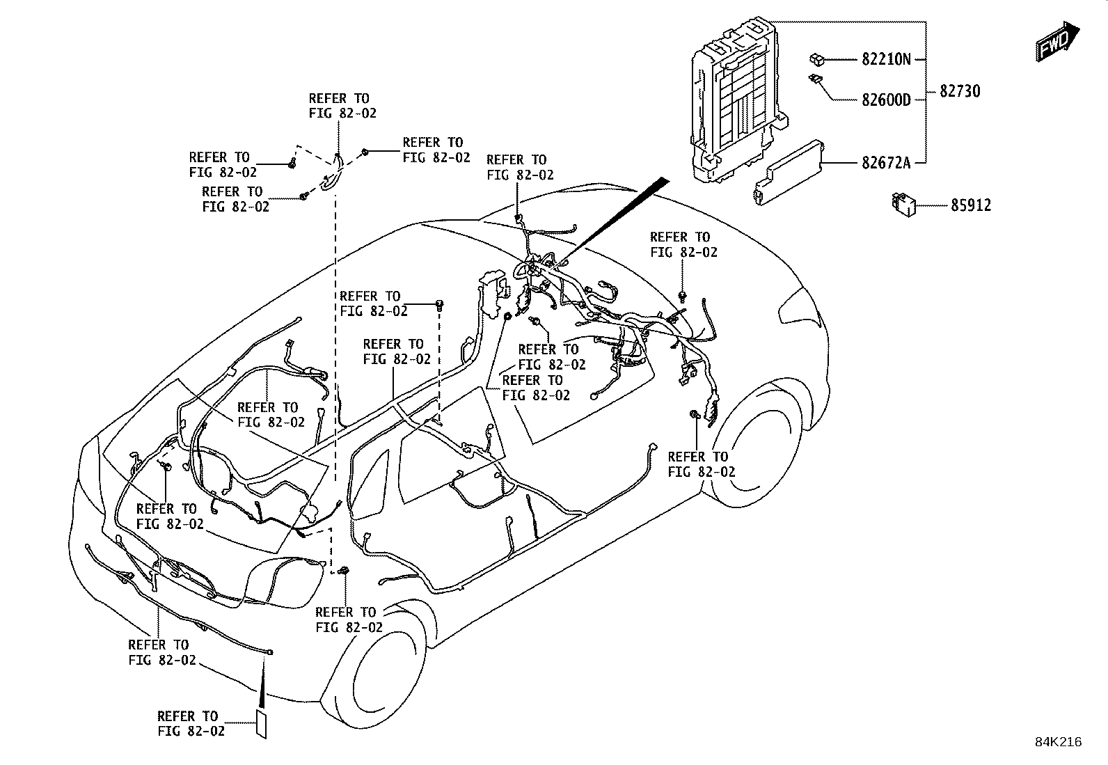 82620-WC002 BLOCK ASSY, FUSIBLE LINK product image