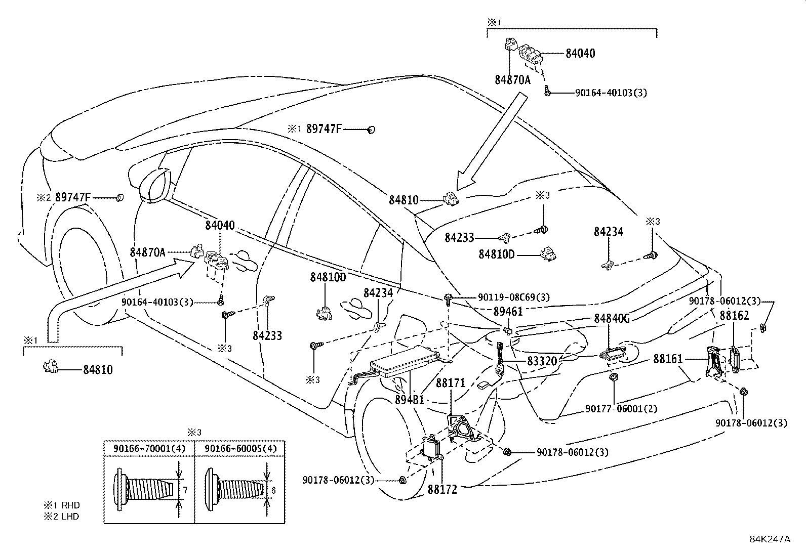 84010-47420 SWITCH ASSY, PATTERN SELECT product image