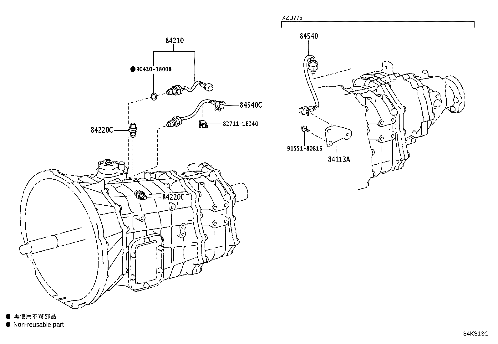 55173-37120 BRACKET product image