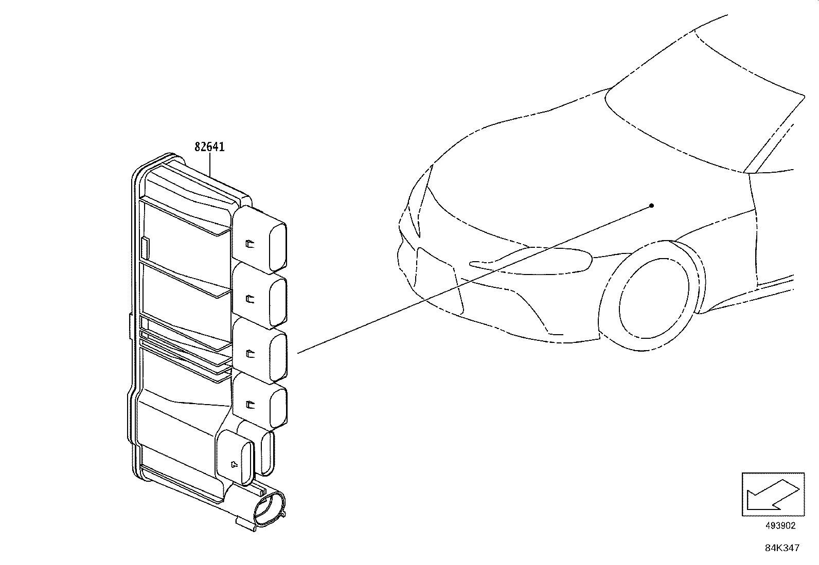 89429-WAA02 SENSOR, TEMPERATURE product image