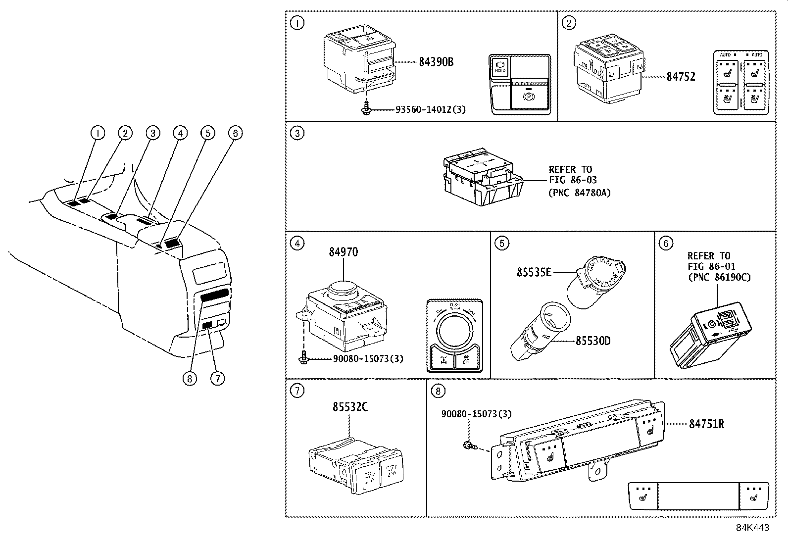 28850-0P010 SENSOR ASSY, BATTERY STATE product image