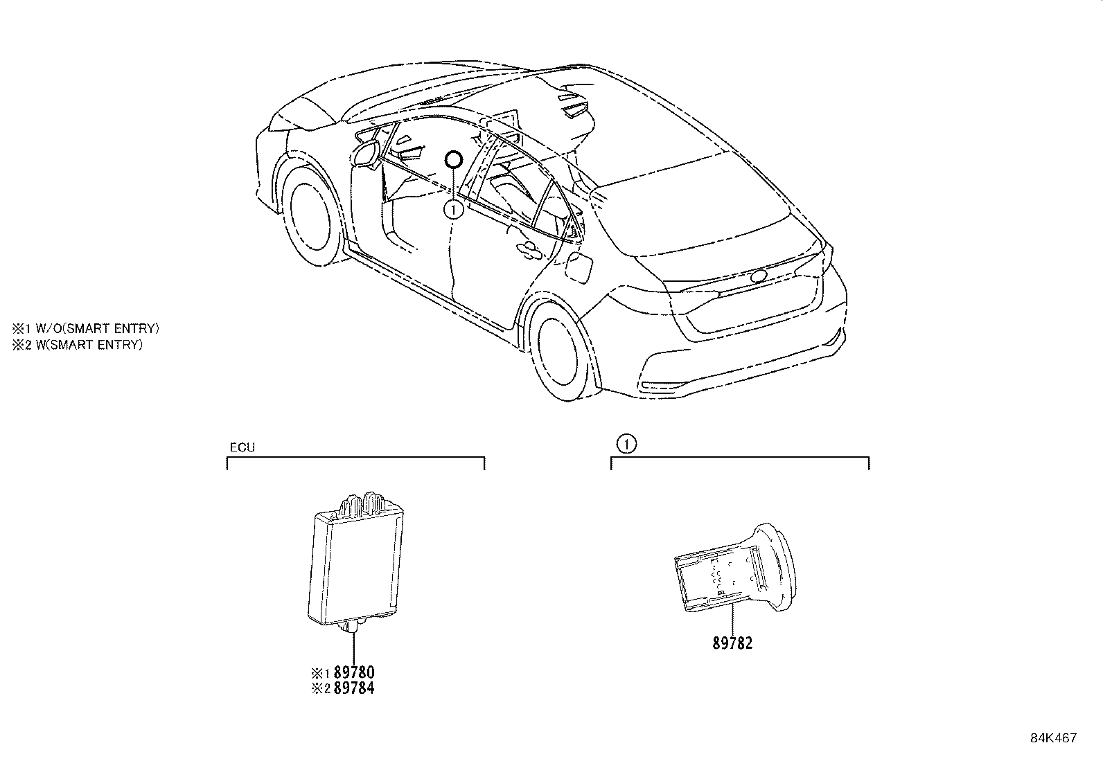 89784-02170 COMPUTER, IMMOBILIZER CODE product image