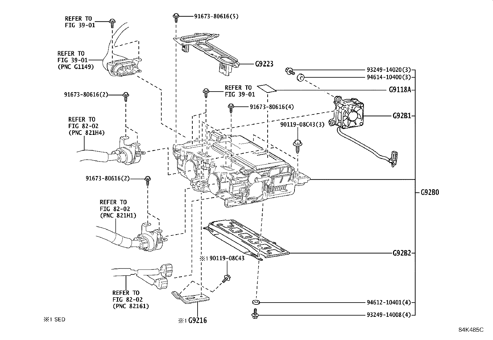 G9215-28060 BRACKET, INVERTER, NO.2 product image