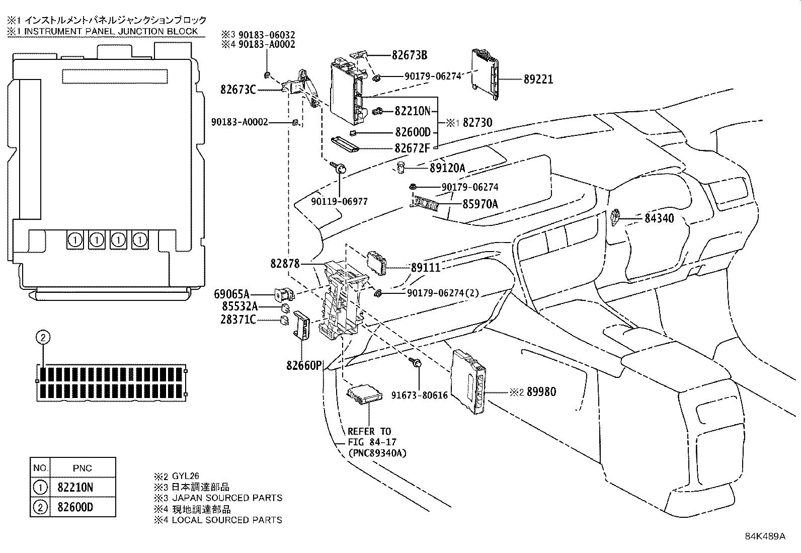 82715-72040 BRACKET, SENSOR, NO.3 product image