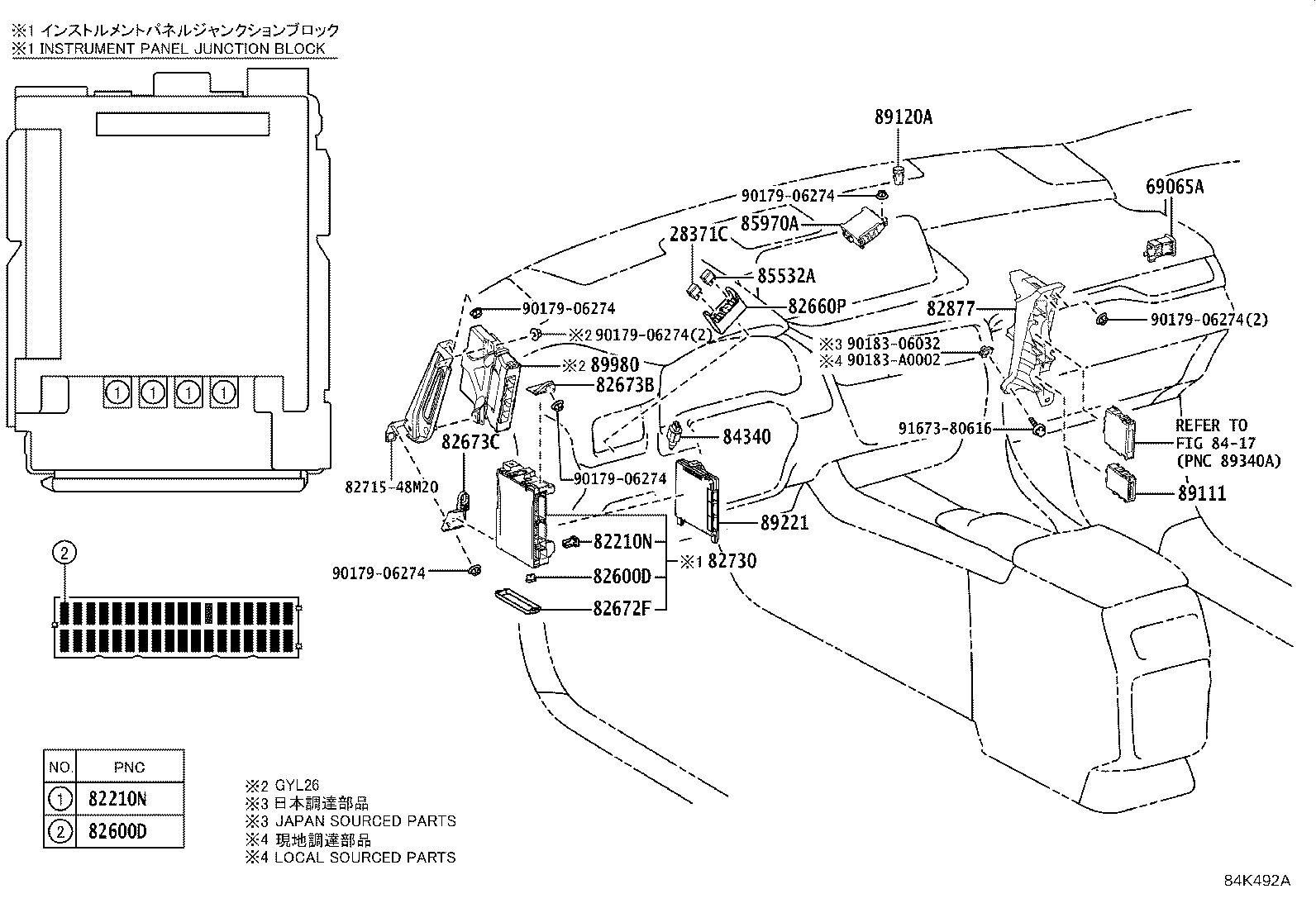 82715-72040 BRACKET, SENSOR, NO.3 product image