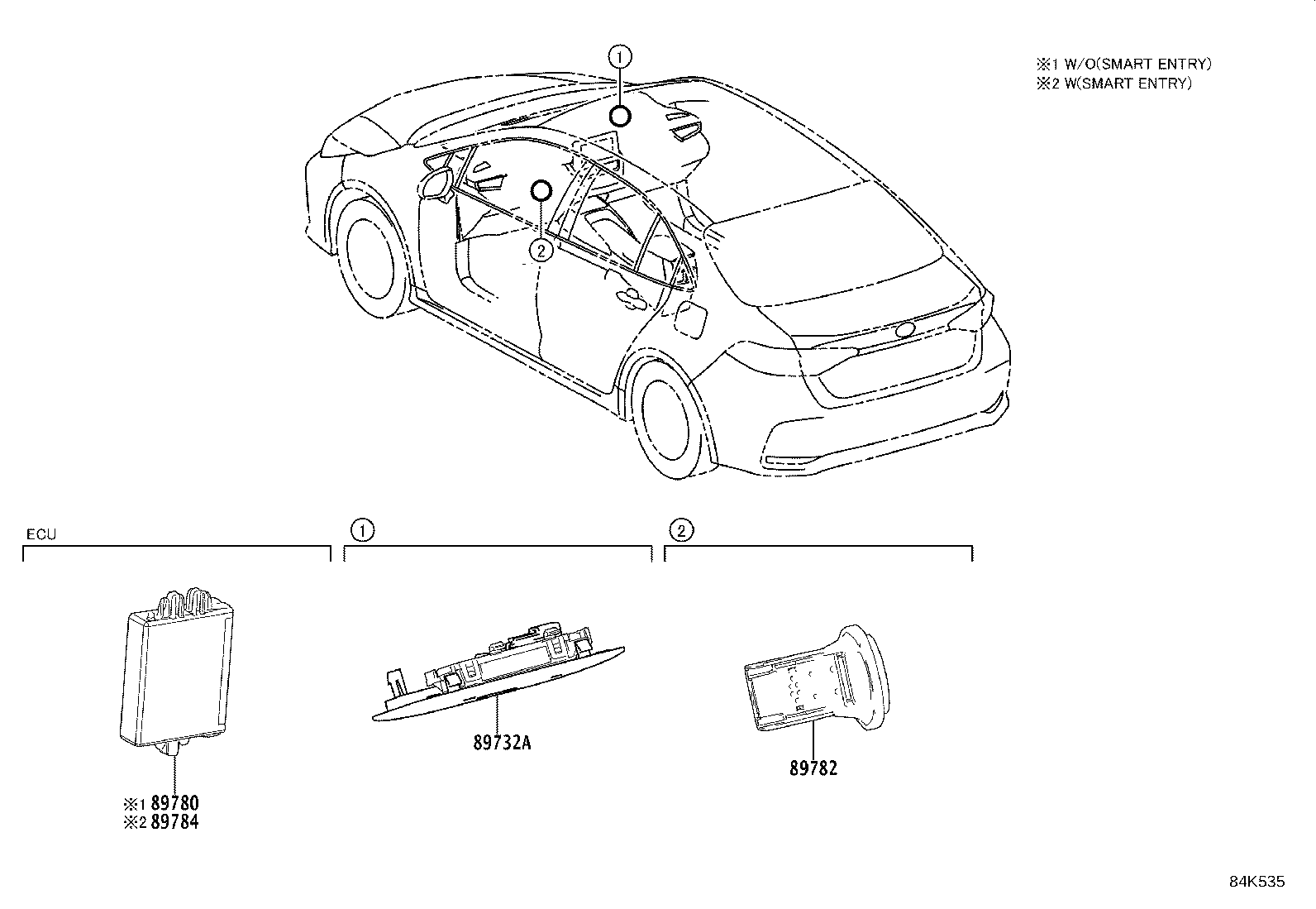 897E0-12010-C0 SENSOR, THEFT WARNING ULTRASONIC product image