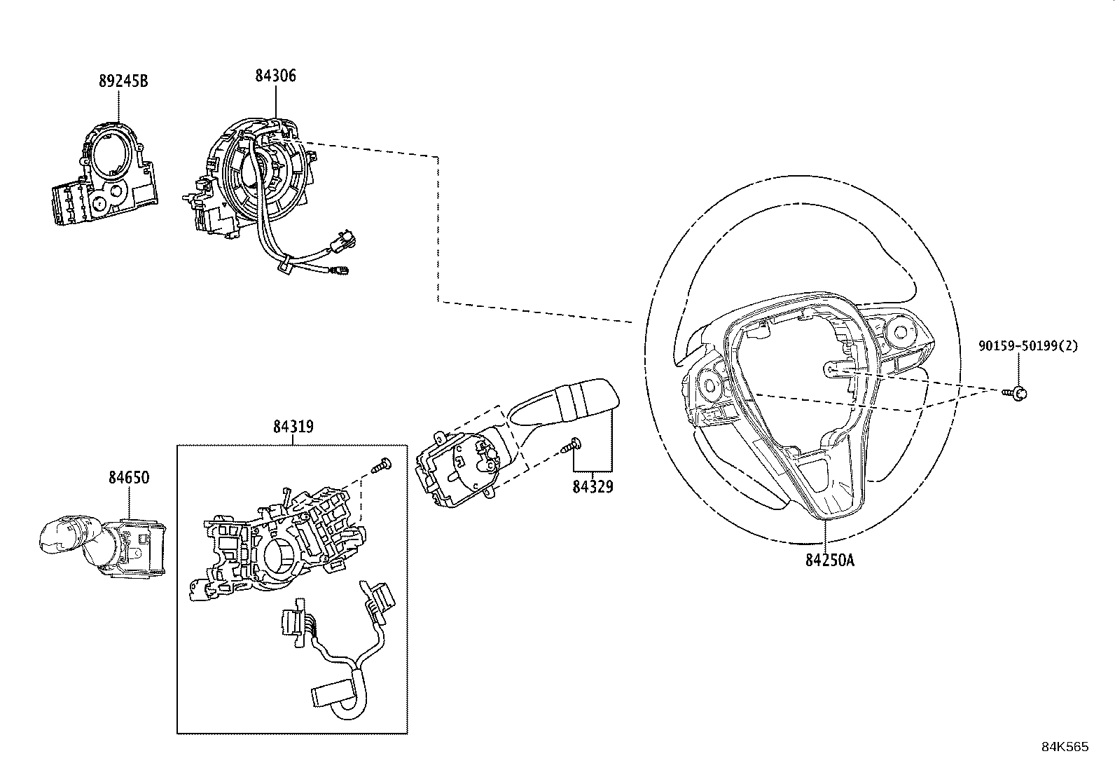 28859-37050 HOLDER, BATTERY CURRENT SENSOR product image