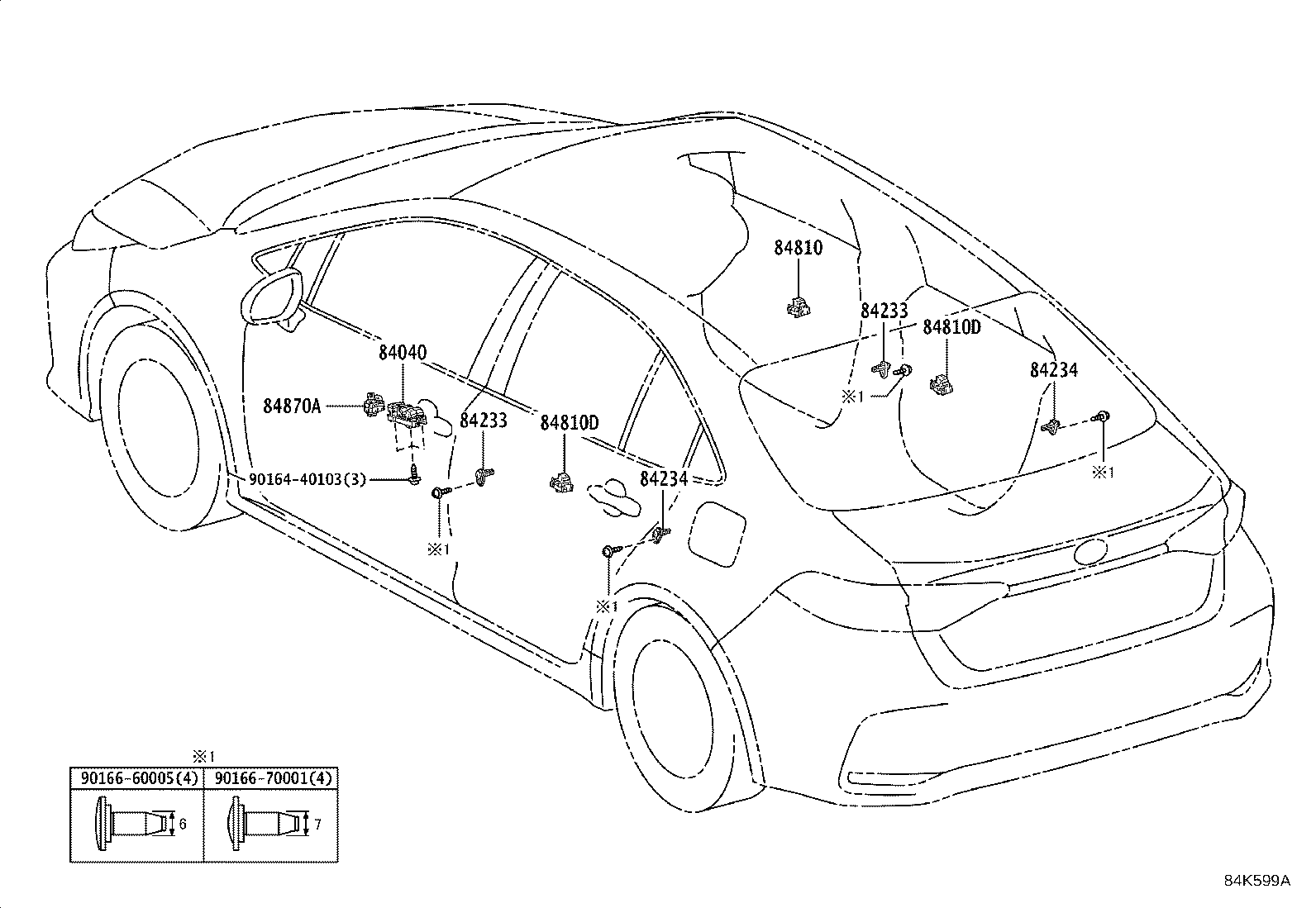 69065-0K040 CYLINDER SUB-ASSY, AIR BAG CUT OFF SWITCH product image
