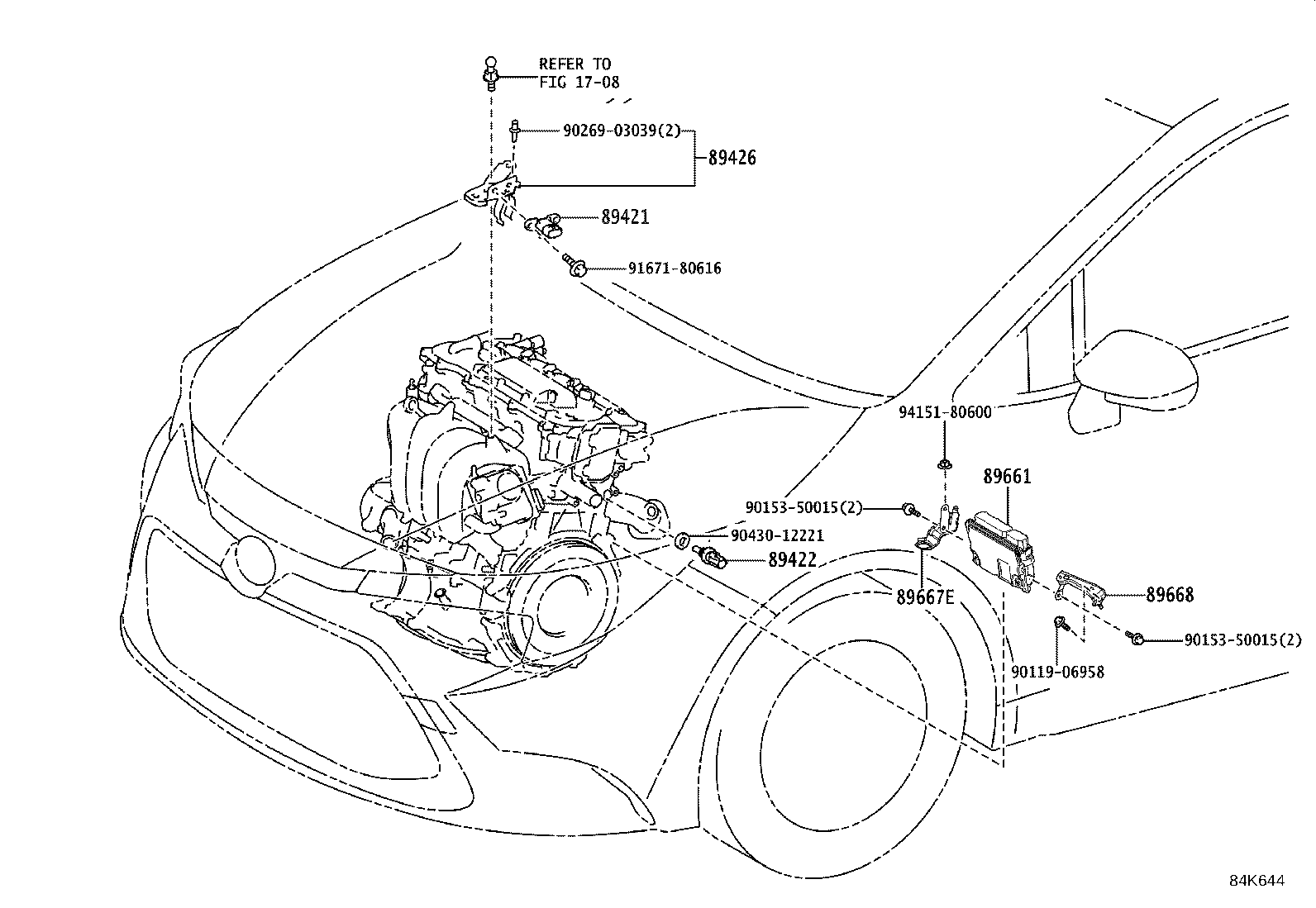 89661-12Z20 COMPUTER, ENGINE CONTROL product image