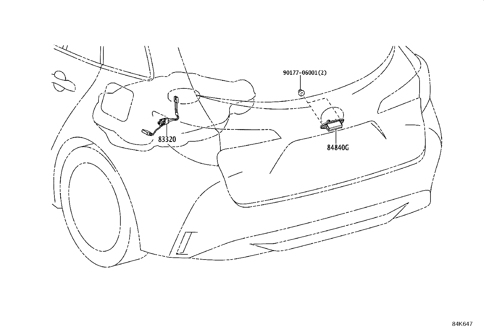 28859-37050 HOLDER, BATTERY CURRENT SENSOR product image