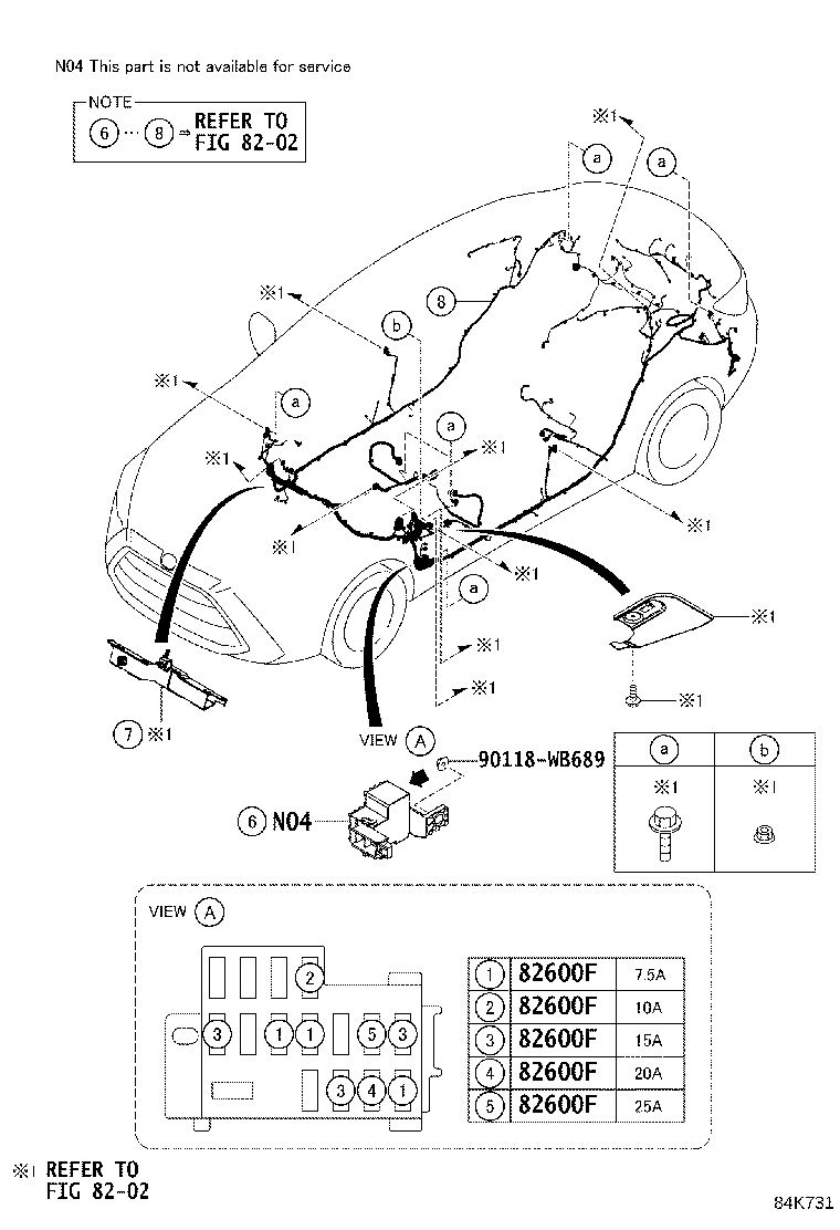 84319-WB008 HOUSING, STEERING WHEEL SWITCH product image