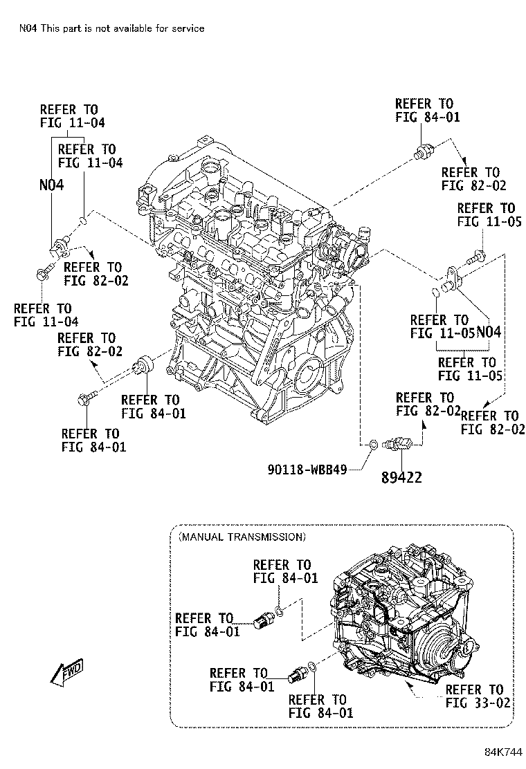 89667-WB002 BRACKET, ENGINE CONTROL COMPUTER product image