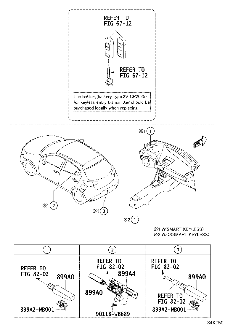 89990-WB002 COMPUTER ASSY, SMART KEY product image