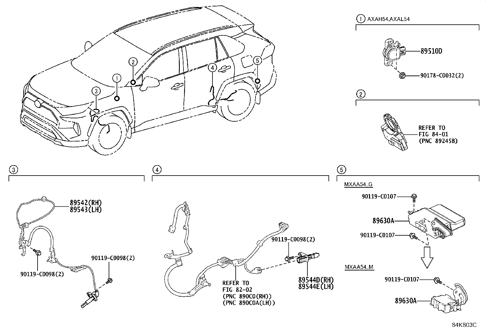 89510-0R020 SENSOR ASSY, BRAKE PEDAL STROKE product image