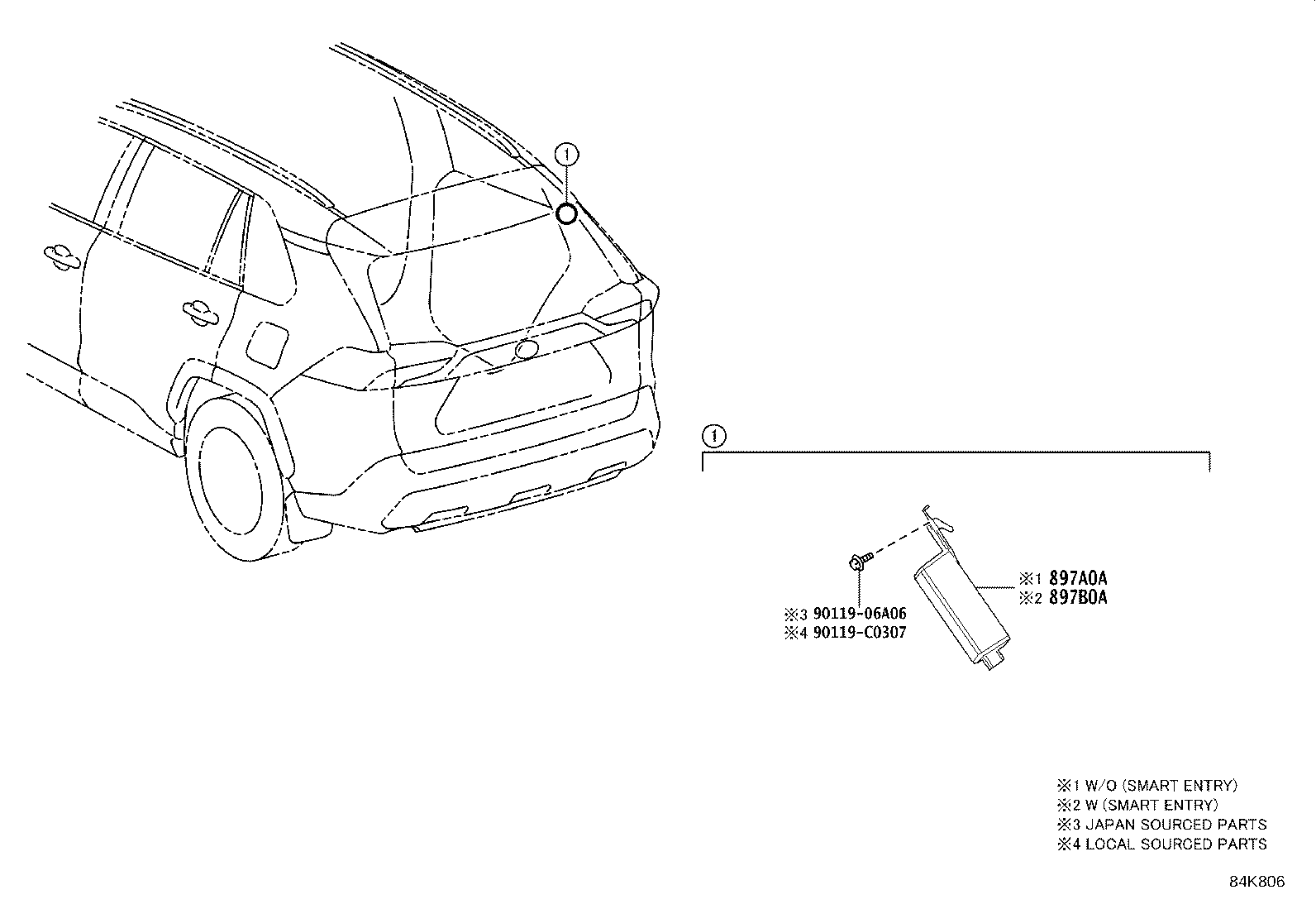 897A0-0R080 RECEIVER ASSY,DOOR CONTROL & TIRE PRESSURE MONITORING SYSTEM product image