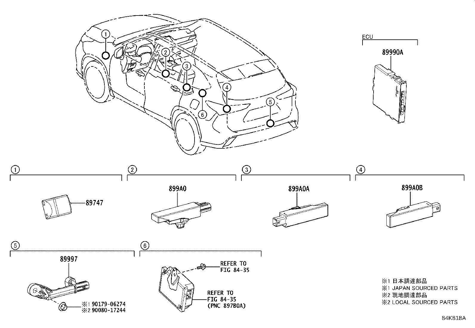 Toyota 899H0-0E021 COMPUTER ASSY, SMART KEY