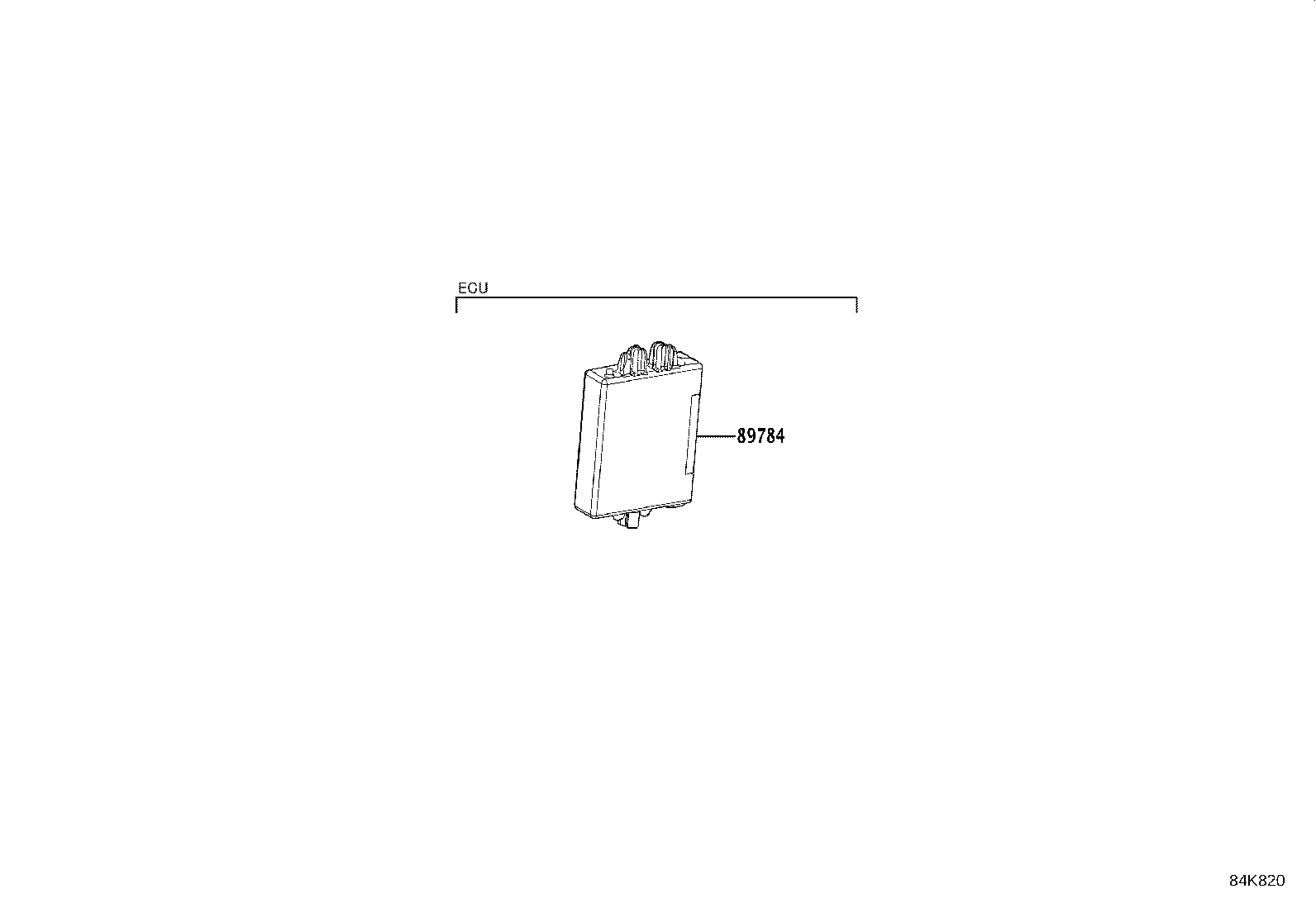 89784-F6010 COMPUTER, IMMOBILIZER CODE product image