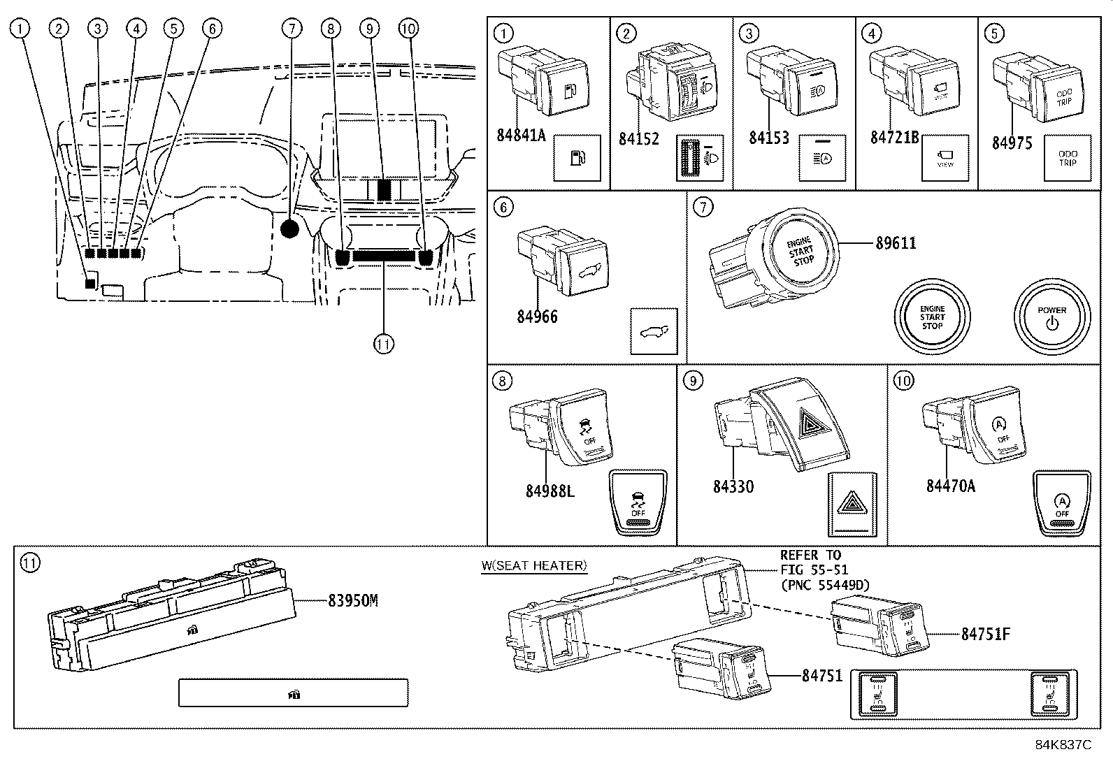 83320-0R080 GAGE ASSY, FUEL SENDER product image