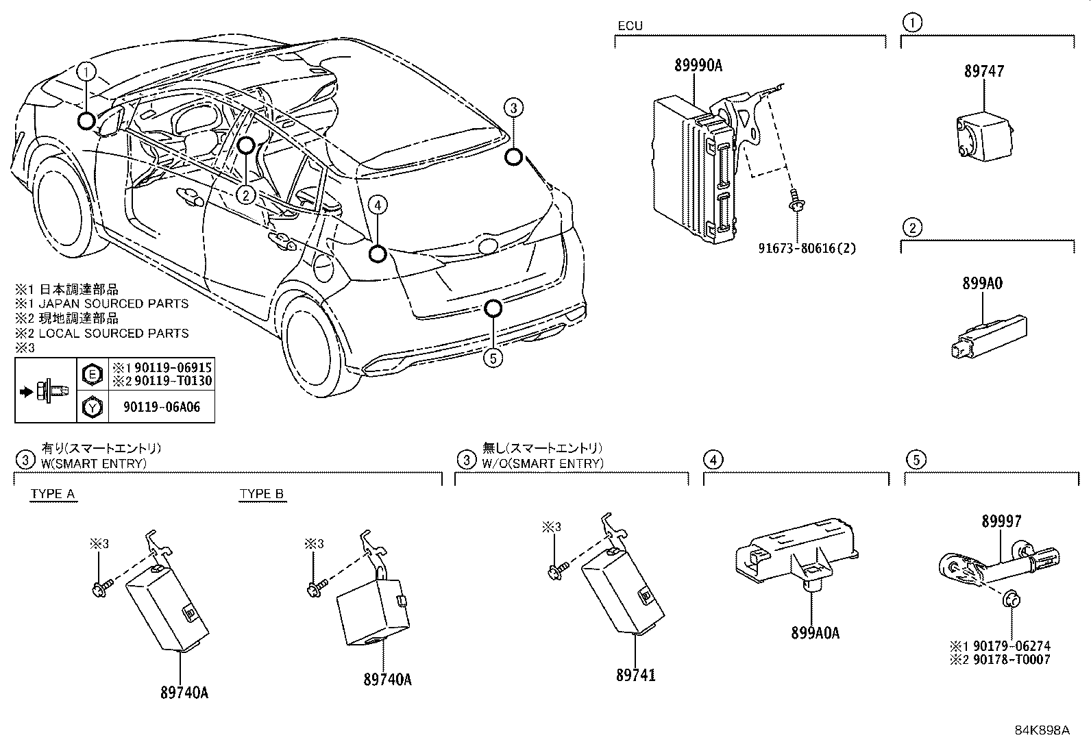 89990-0D420 COMPUTER ASSY, SMART KEY product image