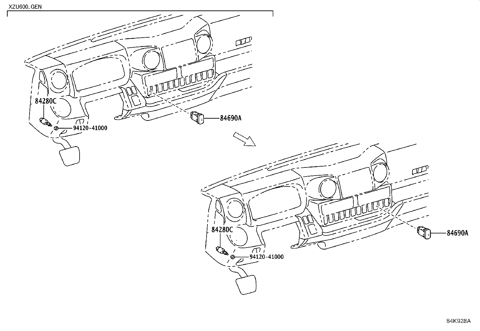 85900-37220 RELAY ASSY, CONTROL UNIT product image