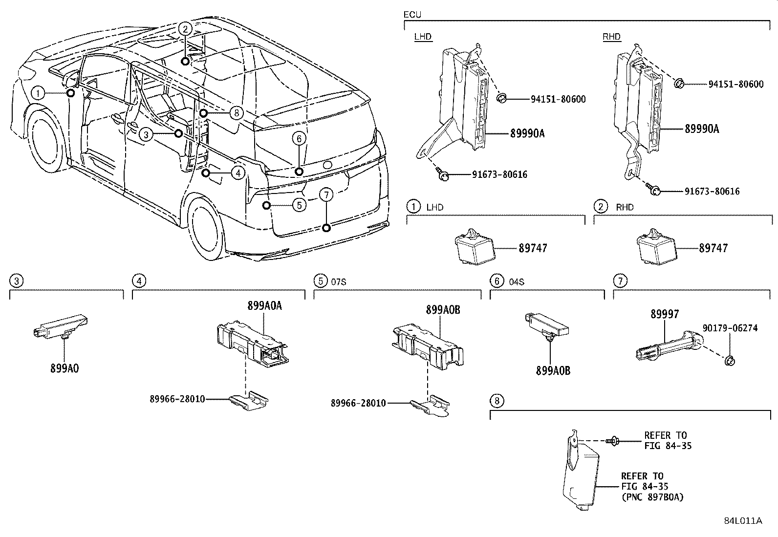89990-58320 COMPUTER ASSY, SMART KEY product image
