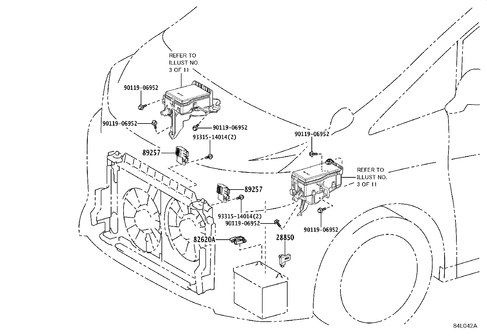 84040-58030 MASTER SWITCH ASSY,MULTIPLEX NETWORK product image