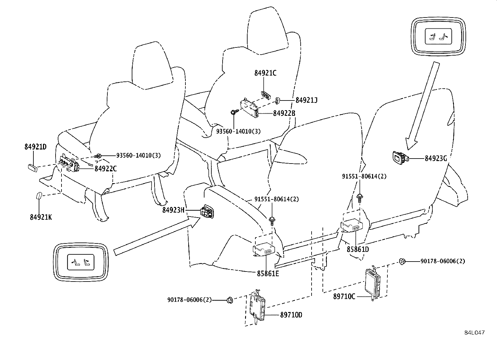 84040-58030 MASTER SWITCH ASSY,MULTIPLEX NETWORK product image