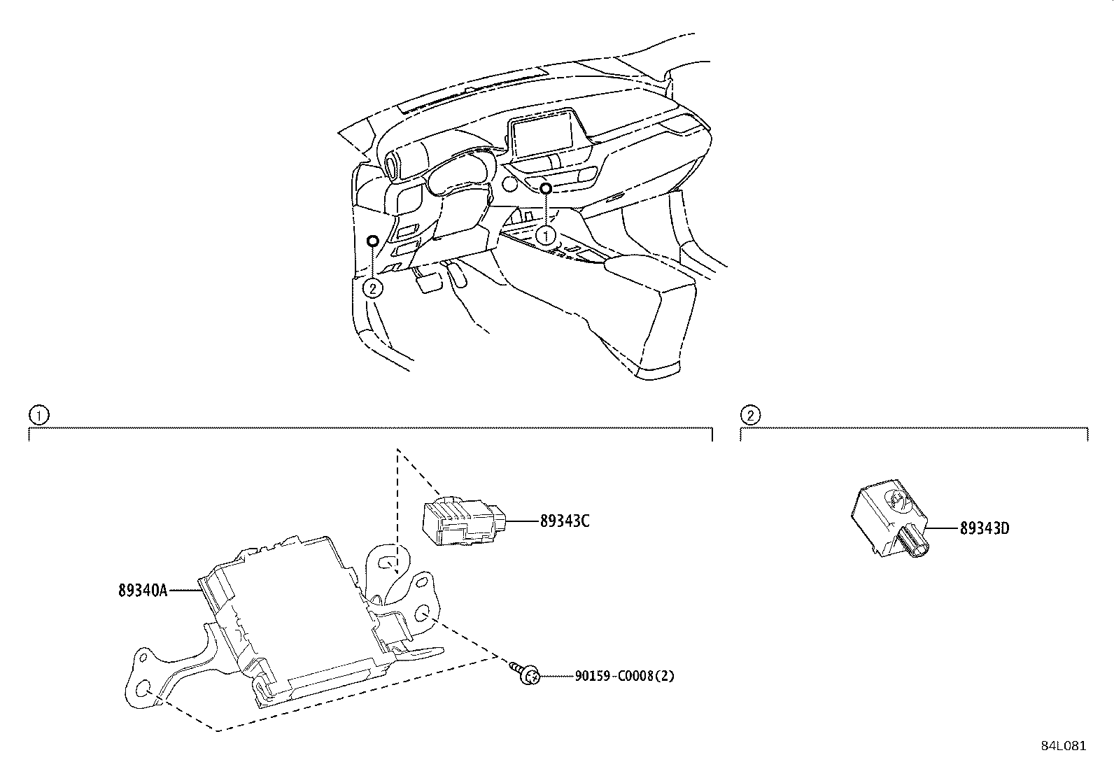 89340-F4050 COMPUTER ASSY, CLEARANCE WARNING product image