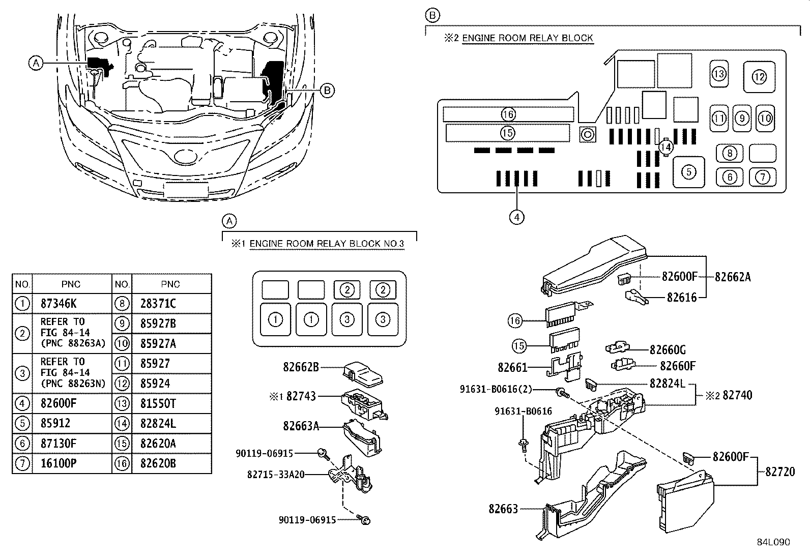 82730-33C40 BLOCK ASSY, INSTRUMENT PANEL JUNCTION product image