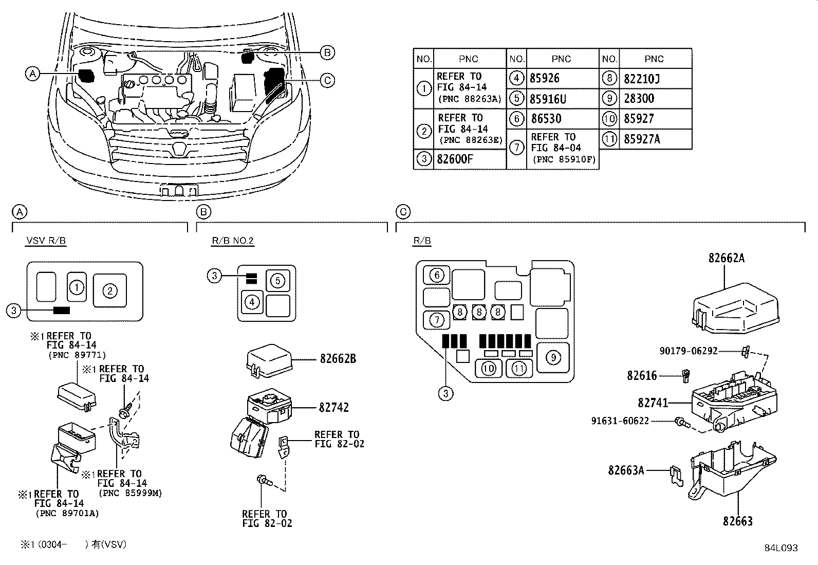 84040-52011 MASTER SWITCH ASSY, POWER WINDOW REGULATOR product image