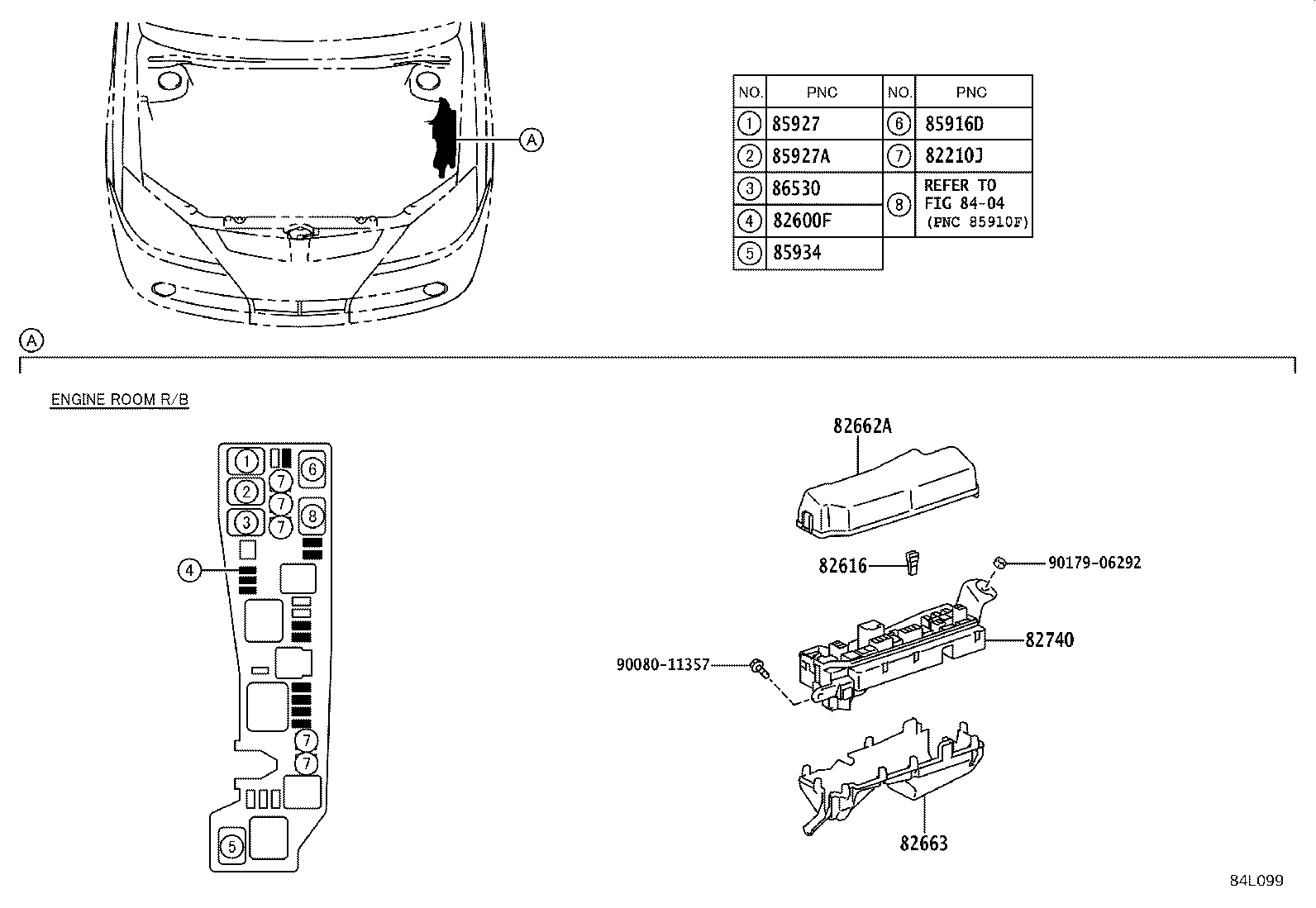 82730-01010 BLOCK ASSY, INSTRUMENT PANEL JUNCTION product image