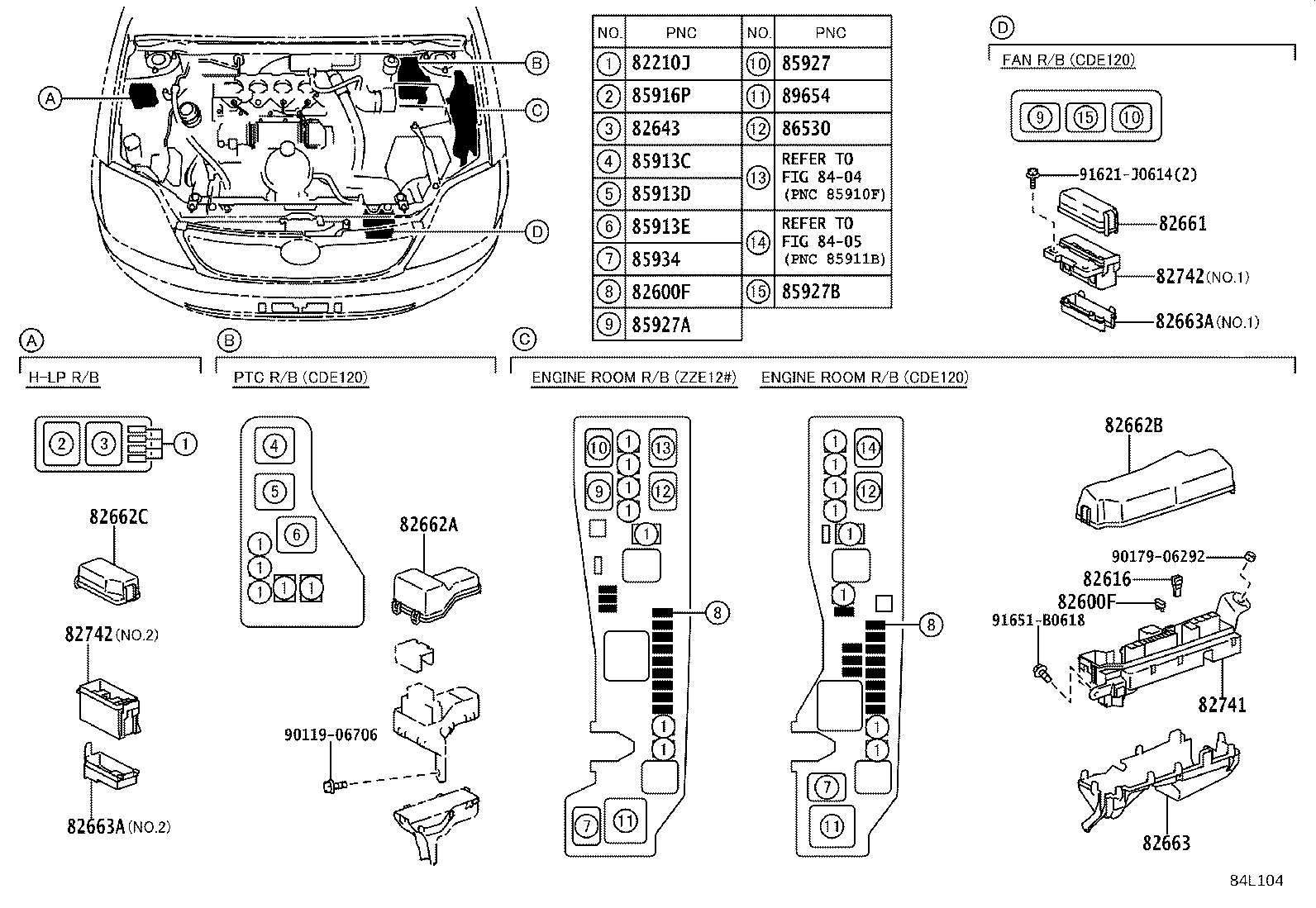 84820-02090 MASTER SWITCH ASSY, POWER WINDOW REGULATOR product image