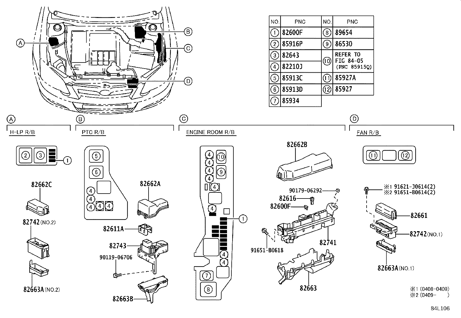84820-02090 MASTER SWITCH ASSY, POWER WINDOW REGULATOR product image