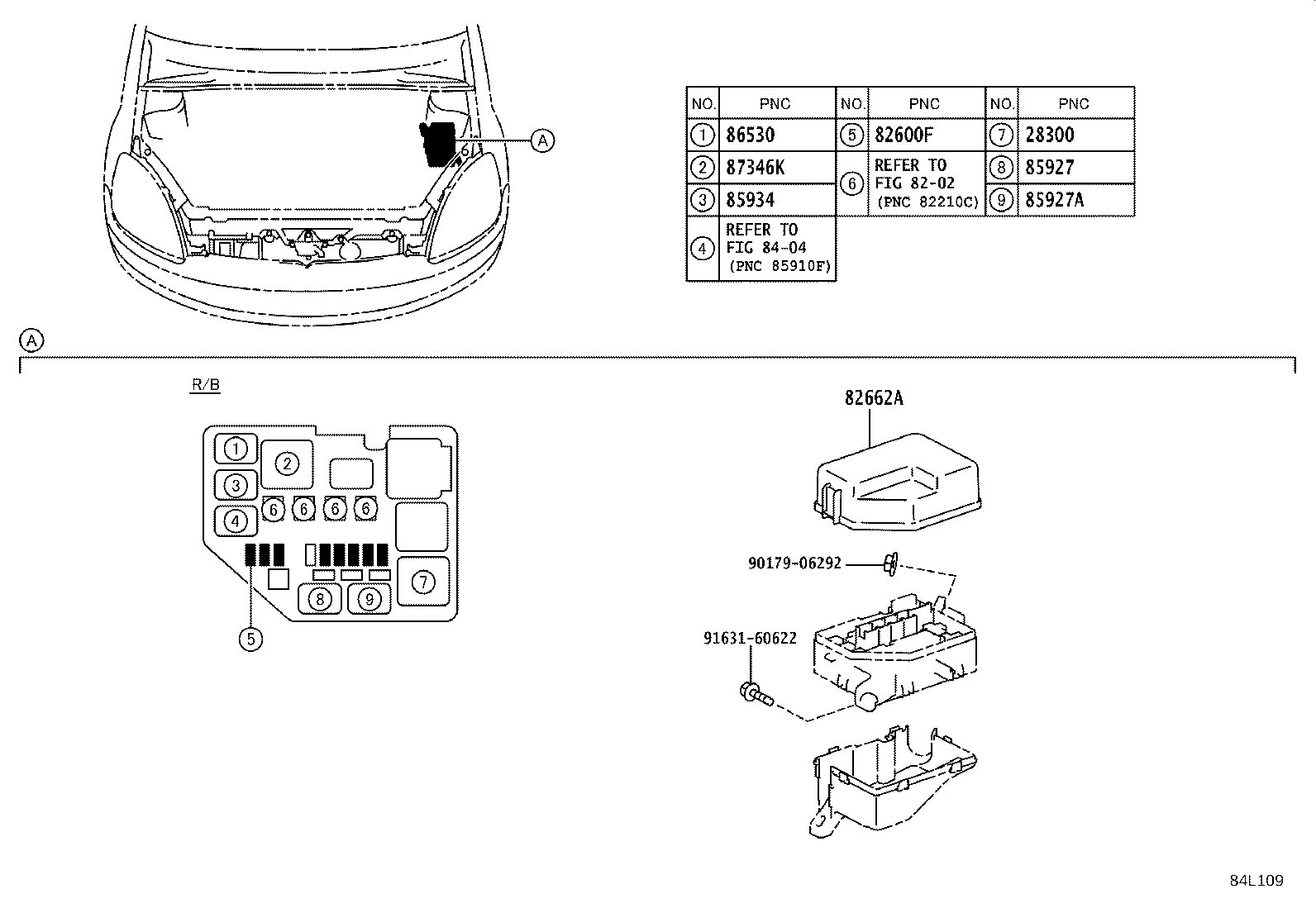 82732-52080 BLOCK ASSY, INSTRUMENT PANEL JUNCTION product image