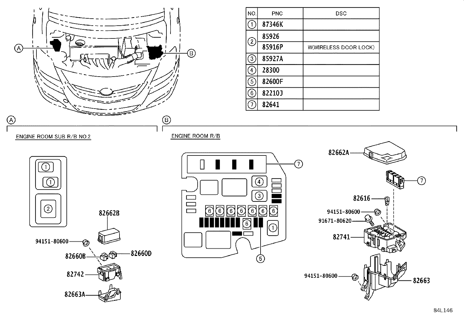 84330-52011 SWITCH ASSY, HAZARD WARNING SIGNAL product image