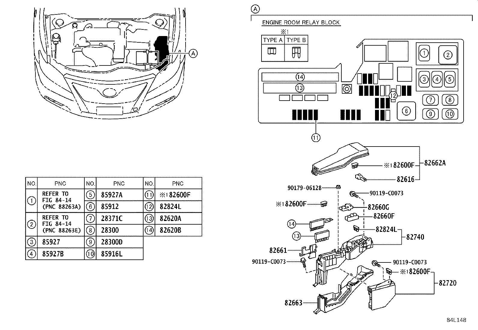 82660-07010 BLOCK ASSY, RELAY product image