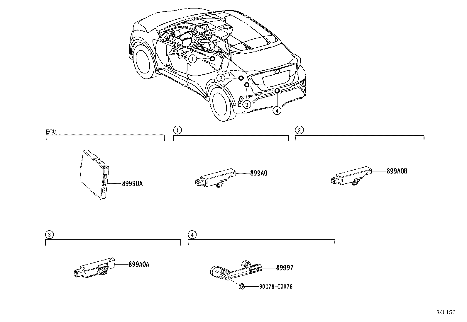 899H0-F4020 COMPUTER ASSY, SMART KEY product image