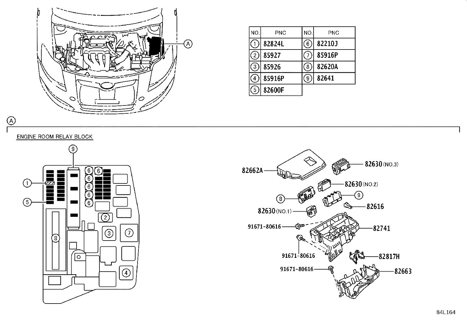 82730-12C40 BLOCK ASSY, INSTRUMENT PANEL JUNCTION product image