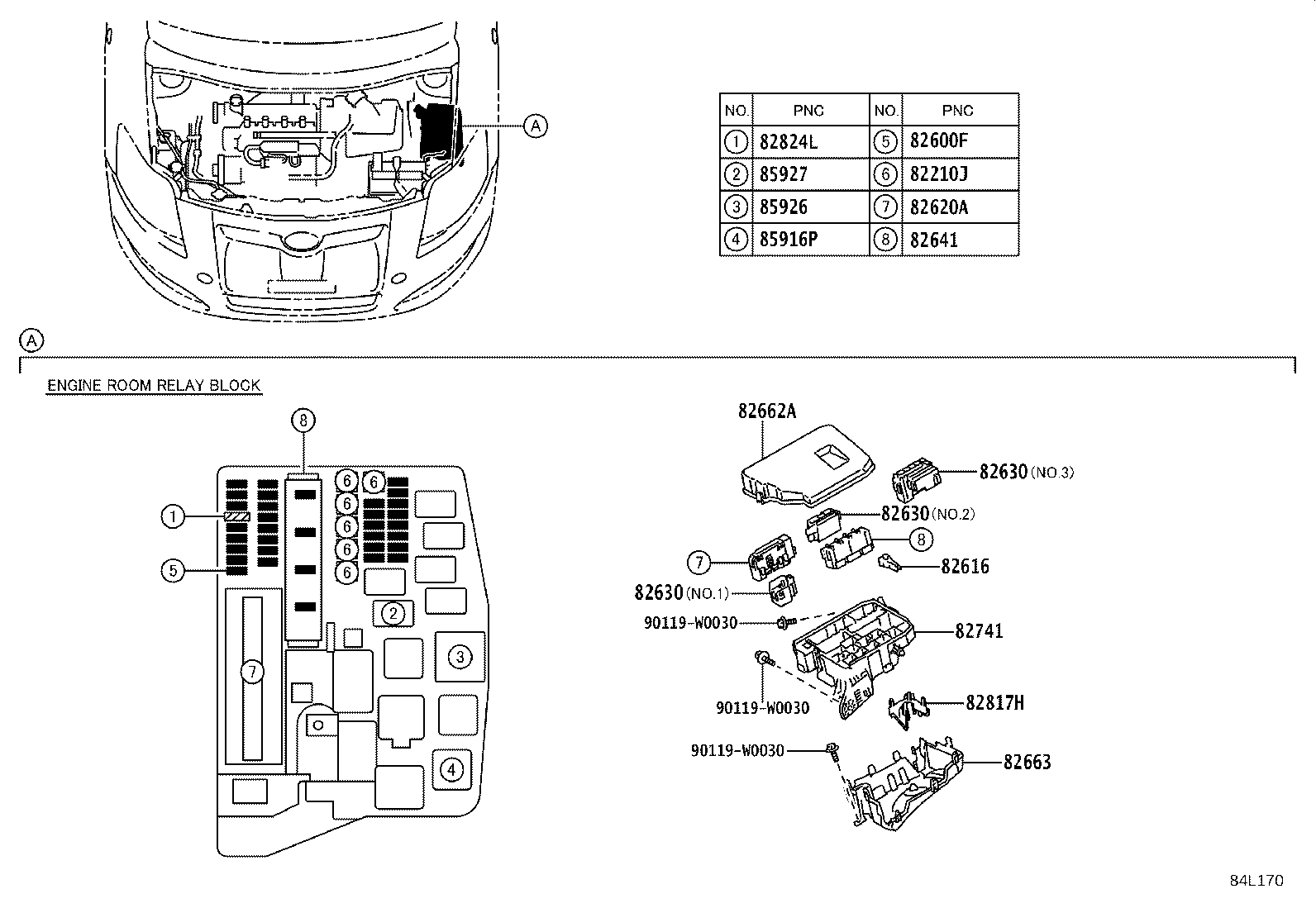 84140-02760 SWITCH ASSY, HEADLAMP DIMMER product image