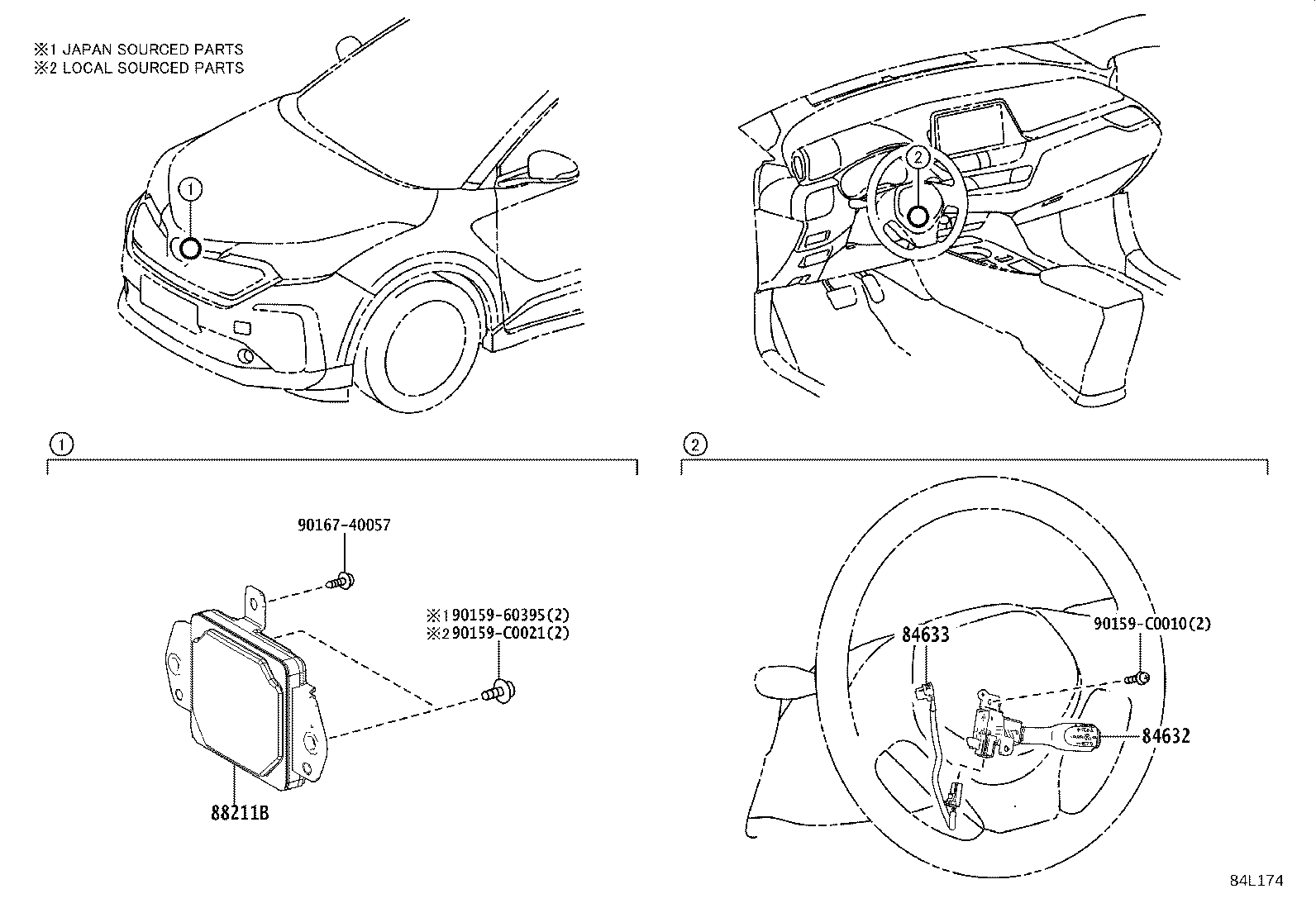 88210-F4060 SENSOR ASSY, MILLIMETER WAVE RADAR product image