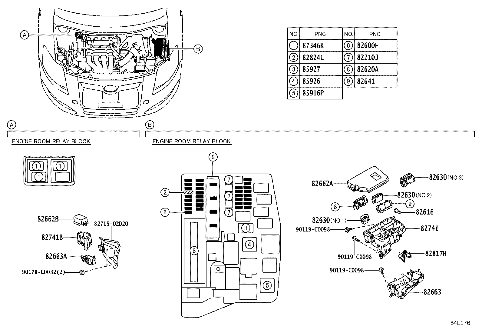84152-02050 SWITCH, HEADLAMP LEVELING product image