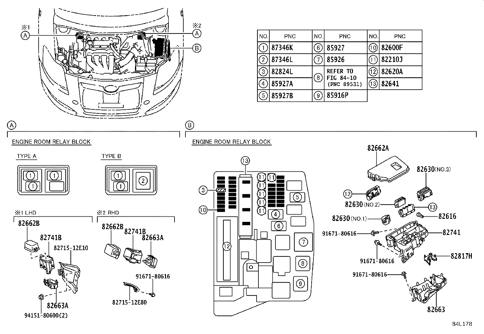 84140-02411 SWITCH ASSY, HEADLAMP DIMMER product image