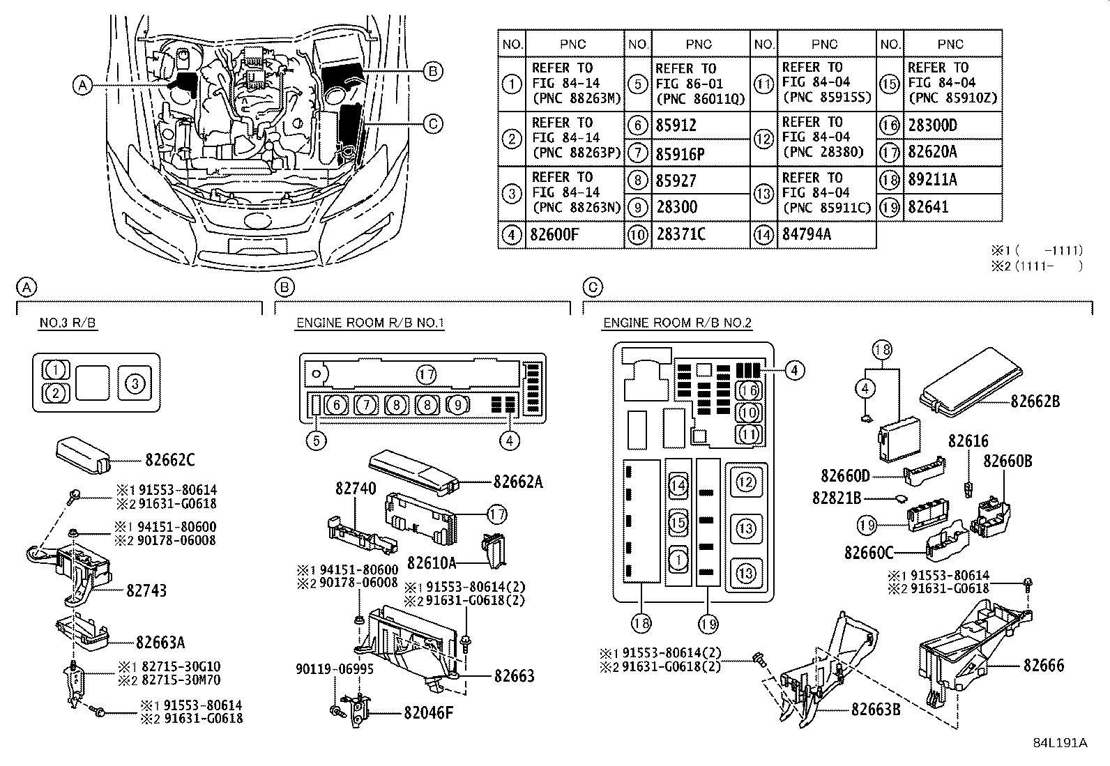 82730-53441 BLOCK ASSY, INSTRUMENT PANEL JUNCTION product image