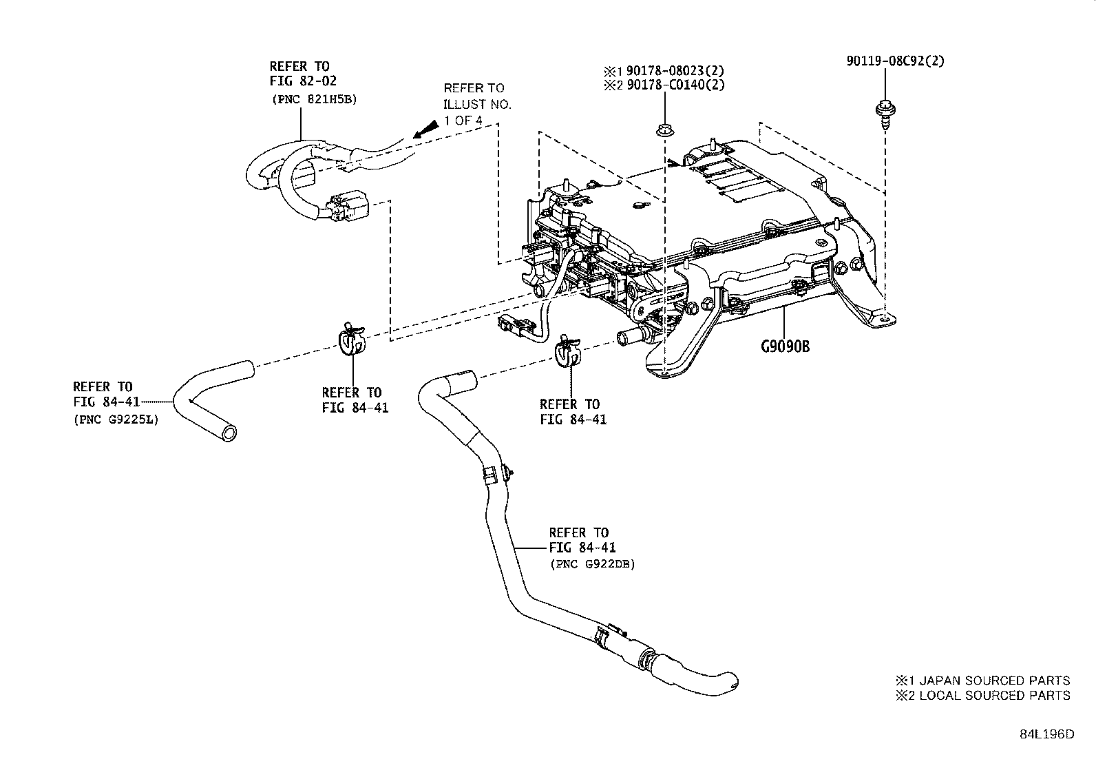 58409-10010 LID SUB-ASSY, BATTERY CHARGER CONNECTOR OPENING product image