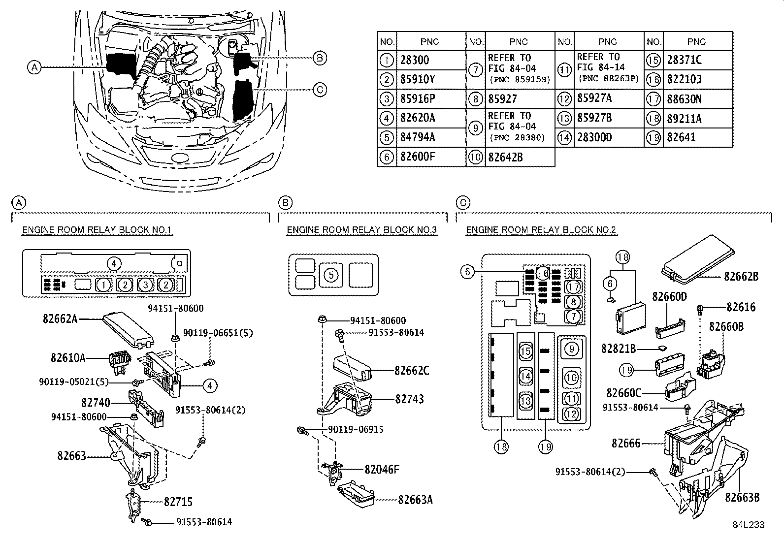 84040-53140 MASTER SWITCH ASSY, POWER WINDOW REGULATOR product image
