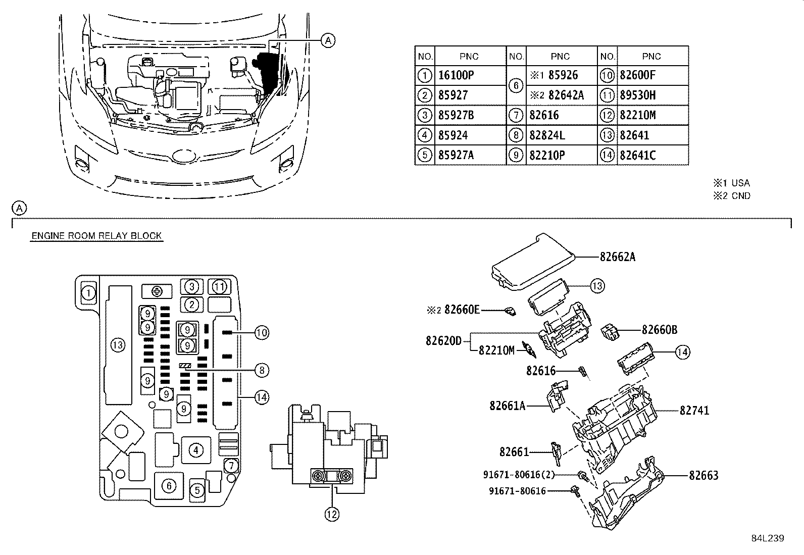 84140-33202 SWITCH ASSY, HEADLAMP DIMMER product image