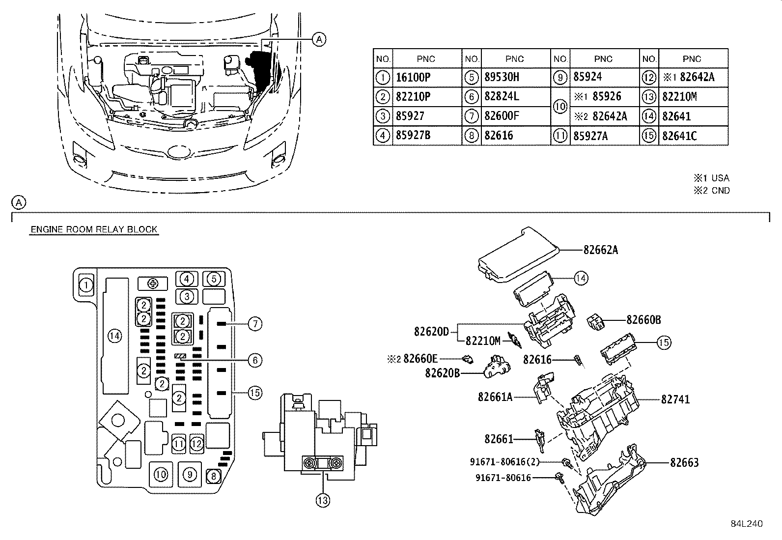 84140-33202 SWITCH ASSY, HEADLAMP DIMMER product image